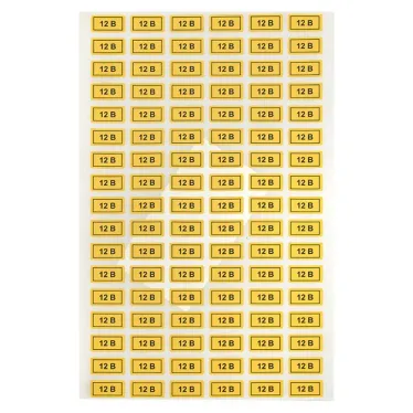 Наклейка 12В 10х15мм (1шт)