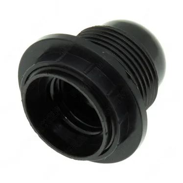 Патрон карболитовый с кольцом Е27 черный c этикеткой | 11-8816 | Rexant