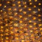 Гирлянда "Сеть" 2х1,5м, свечение с динамикой, прозрачный ПВХ, 288 LED, 230 В, цвет: Тёплый белый | 215-046 | NEON-NIGHT