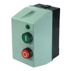 Пускатель электромагнитный ПМЛ-1230 УХЛ4 Б, 220В/50Гц, 1з, 10А, нереверсивный, с реле РТЛ-1014-2 7-10А, в корпусе из пластика IP54, с кнопками ПУСК + СТОП и сигнальной лампой