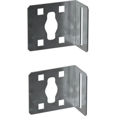 Кронштейн угловой для крепления блоков розеток в зоне Zero-U (2шт/компл) РФ by ZPAS