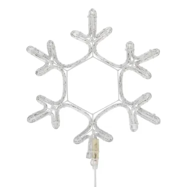 Фигура Снежинка цвет свечения синий, размер 45х38 см | 501-363 | NEON-NIGHT