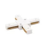 Коннектор для однофазного шинопровода X-образный белый | 612-007 | Rexant