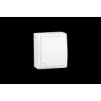 15 Aqua Выключатель проходной (переключатель) IP54 10А 250В винтовой зажим S15A белый