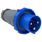 Вилка переносная ССИ-033 63А-6ч/200-250В 2Р+РЕ IP67 MAGNUM