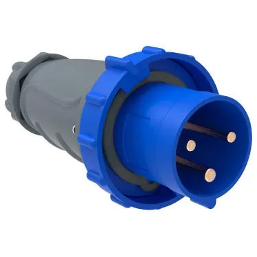 Вилка переносная ССИ-033 63А-6ч/200-250В 2Р+РЕ IP67 MAGNUM