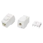 Вставка Keystone Jack RJ-45(8P8C)кат 5eToollessбелая