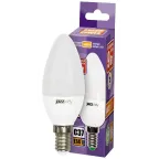 Лампа светодиодная LED 9Вт Е14 теплый матовая свеча