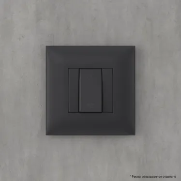 Avanti Диммер кнопочный в стену для LED ламп, , Черный матовый