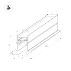 Трек встраиваемый MAG-TRACK-4560-FDW-3000 (BK) (arlight, IP20 Металл, 3 года) | 034680 | Arlight