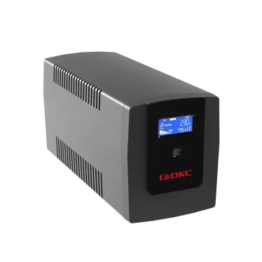 Источник бесперебойного питания line-interactive, Info LCD 1200 ВА/720 Вт, 1/1, 4xIEC C13, USB + RJ45, LCD, 2x7Aч