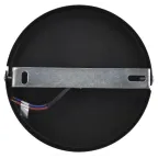 Светильник подвесной декоративный PL4 BK/RC металл, E27, max 60W, d203 мм, шагрень черный/медь (10/210)