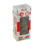 Шуруп универсальный 5х50 потайная головка, остроконечный, желтопассивированный (150шт) - коробка