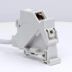 Адаптер на DIN рейку для модулей Keystone (для модулей форм-фактора S19)