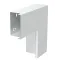 Угол плоский с крышкой кабель-канала LKM 60x100 мм, сталь белый