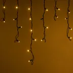 Светодиодная гирлянда ARD-EDGE-PRO-4000x600-BLACK-128LED-MILK-FLASH Warm/Warm (230V, 8W) (Ardecoled, IP65) | 034129 | Arlight