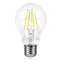 Лампа светодиодная LED 7вт Е27 теплый FILAMENT