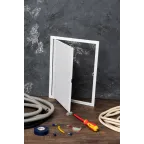 Люк ревизионный пластик с нажимным замком 300х400 Basic