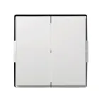 Клавиша двойная, Scudo, белый