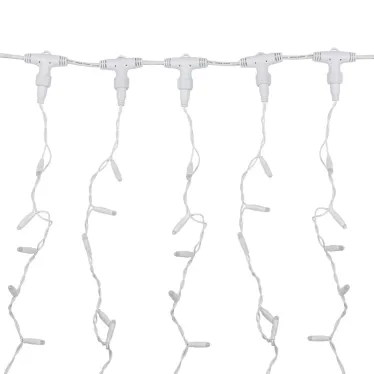 Гирлянда светодиодная Дождь 2х6 м, эффект мерцания, белый провод, 230 В, диоды теплый белый, 768 LED (партия 2020 - 768 LED) | 235-396 | NEON-NIGHT
