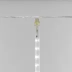 Гирлянда "Тающие сосульки" светодиодная, 8шт х 50см, шаг 40см, 24 В (с трансформатором) белые светодиоды | 256-313-6 | NEON-NIGHT