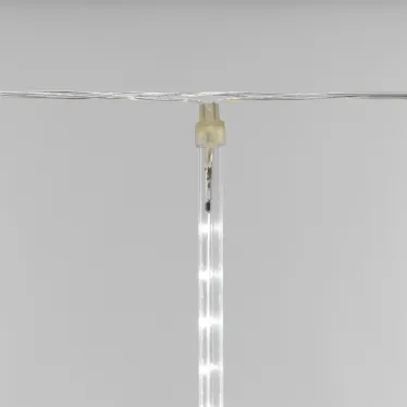 Гирлянда "Тающие сосульки" светодиодная, 8шт х 50см, шаг 40см, 24 В (с трансформатором) белые светодиоды | 256-313-6 | NEON-NIGHT