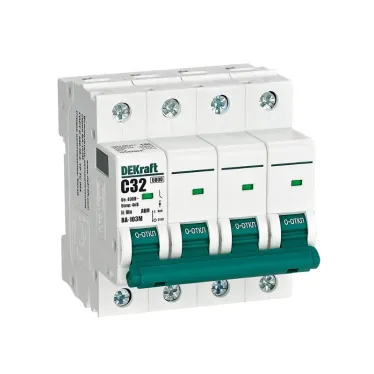 Автоматический выключатель 4P 32А C 6кА ВА-103M