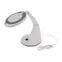 Лупа настольная 3D+12D с подсветкой 48 LED, белая | 31-0245 | REXANT