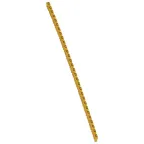 CAB3 Кольцо маркировочное 0.5-1.5мм (C) черное/желтое (300шт)