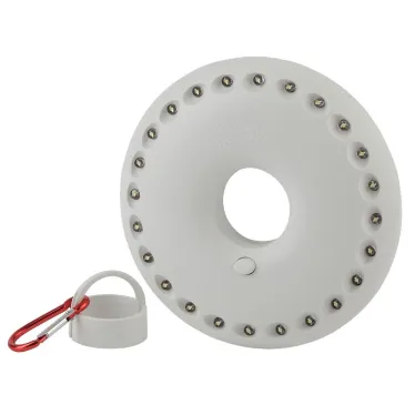 Фонарик светильник подвесной на батарейках 3хAA, подвес, карабин, магнитный в палатку, 24 LED K24 НЛО