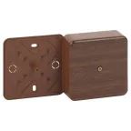 Коробка распаячнаяBS-O-50-50-20 без клеммы 50х50х20мм дуб IP40