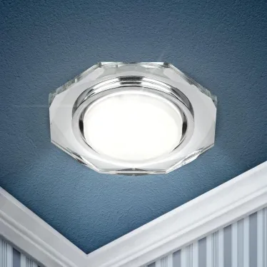 Светильник под лампу Gx53, 220V,13W, зеркальный DK 81 SL