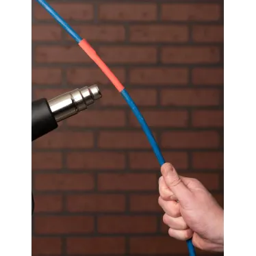 Трубка термоусаживаемая ТУТ нг 8/4 красная в отрезках по 1м PROxima