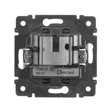 VALENA Розетка телевизионная TV-FM-SAT оконечная в рамку белая 10дБ