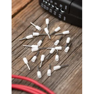 Наконечник НШвИ 0.5-8 белый (1уп - 50шт)