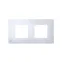 Рамка-декор на 2 поста для 2700620-03., S27Pl, антибактериальная, белый