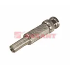 РАЗЪЁМ штекер BNC под пайку с пружиной металл,