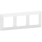 Valena LIFE Рамка 3 поста белая универсальная