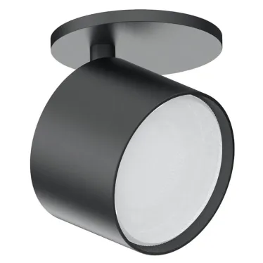 Светильник ДБО GX53 без лампы наклонный черный