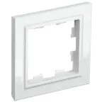 BRITE Рамка 1-местная РУ-1-БрБ белый