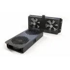 Модуль вентиляторный потолочный с 2-мявентиляторами для установки в шкафы серий TTC2. TTB и TWB. с подшипниками и крепежными элементами.без кабеля питания. цвет черный (RAL 9004SN)