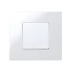 Выключатель проходной, 10А 250В, S27, белый