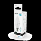 Лампа светодиодная LED 10 Вт 730 лм 4100К свеча нейтральный E14 AC 220В Elementary Gauss