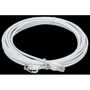 Патч-корд категории 5E UTP LSZH 3м slim колпачок с язычком белый