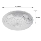 Светильник потолочный светодиодный Классик без ДУ SPB-6-12-4K Feya 12Вт 4000K