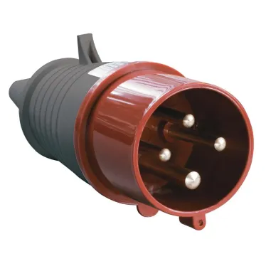 Вилка кабельная 32А 3Р+PE IР44 переносная 380В 024