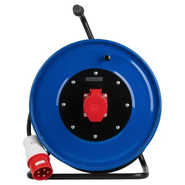 Удлинитель силовой IND380-RM-1e-5x2,5-30m-IP44 на 380В на катушке 1 розетка CEE 5P 30м КГ 5х2,5 32A IP44