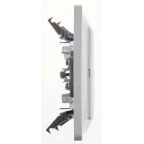 GLOSSA Розетка телевизионная TV проходная в рамку 4дБ белая