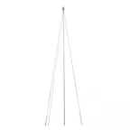 Мачта молниеприемная L-5м, D-40мм с оттяжками St PROxima