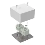 Коробка огнестойкая для кабель-канала 40-0460-FR16.0-4 Е15-Е120 85х85х45